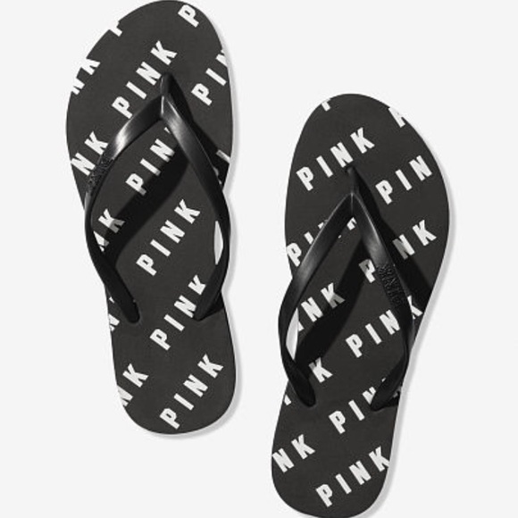 victoria secret pink flip flops